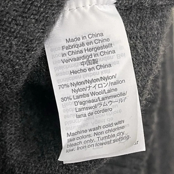 J. Crew Mercantile1/4 Zip Mock Neck Lambswool Blend Sweater Size Small - Picture 4 of 6